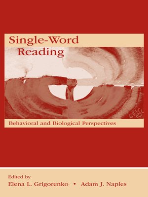 cover image of Single-Word Reading